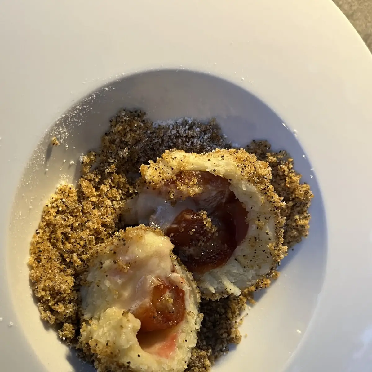 Zwetschken-marzipan-knödel