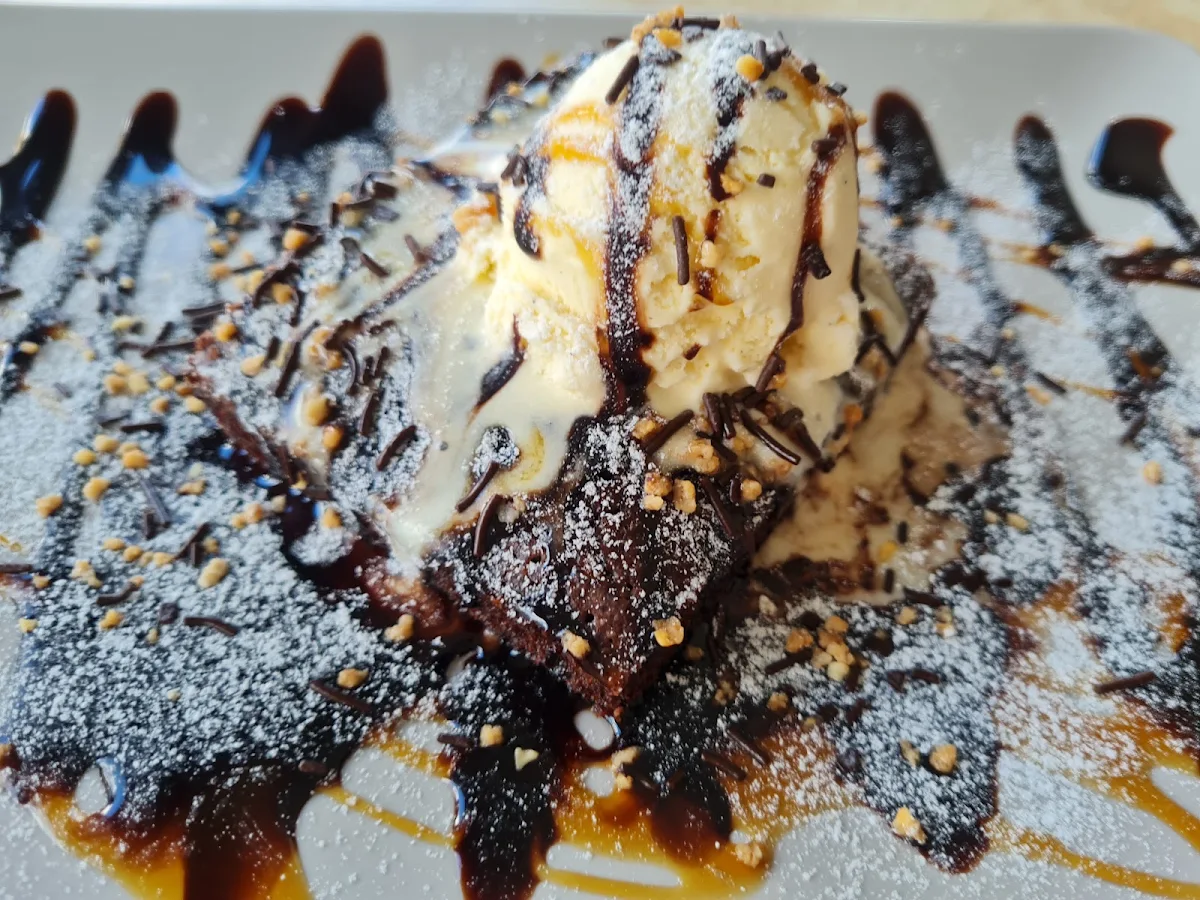 Brownie Mit Vanilleeis