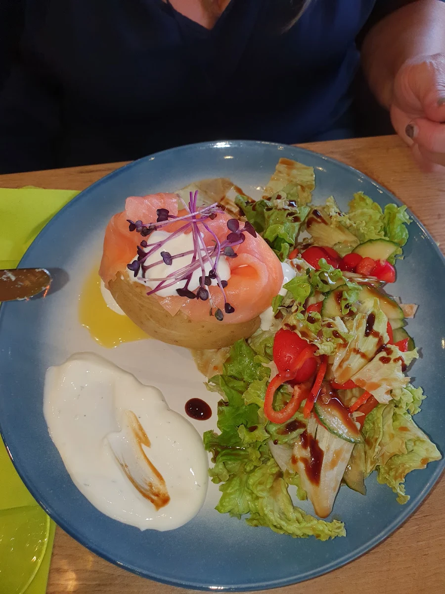 Ofenkartoffel Mit Lachs