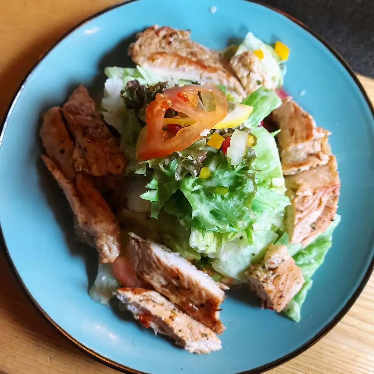 Salat Mit Putenstreifen