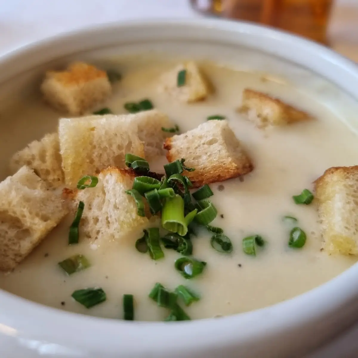 Knoblauchcremesuppe