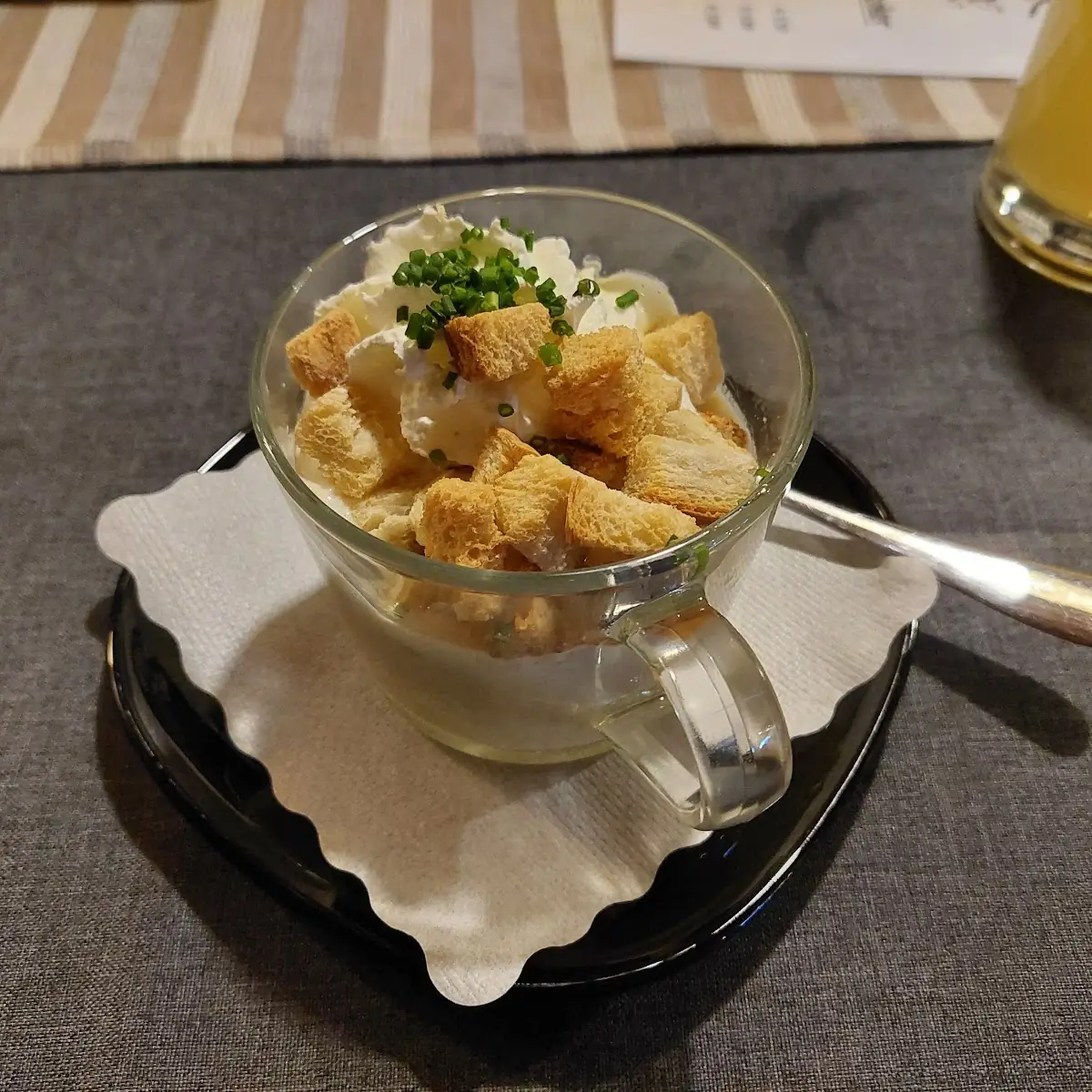 Knoblauchcremesüppchen