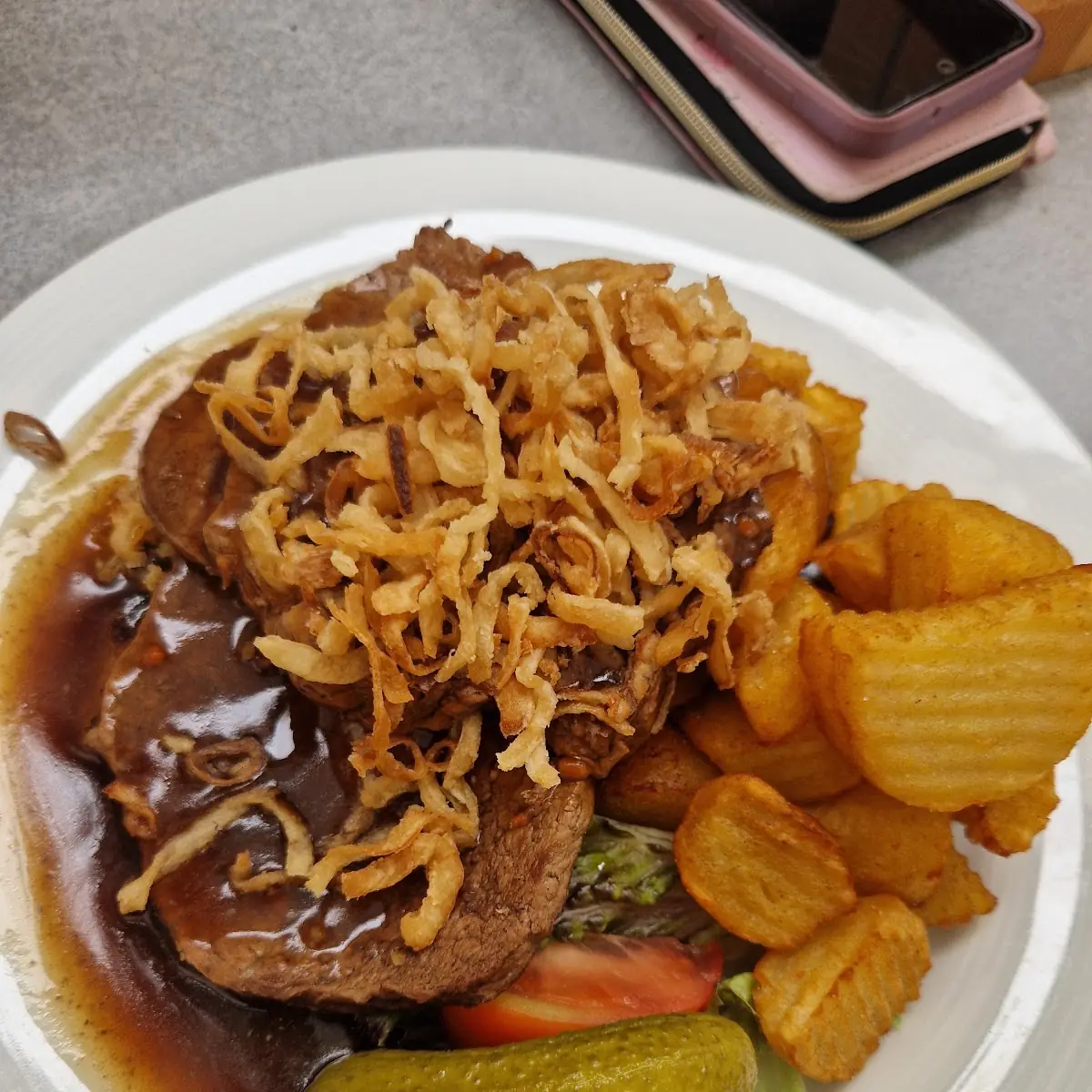 Zwiebelrostbraten