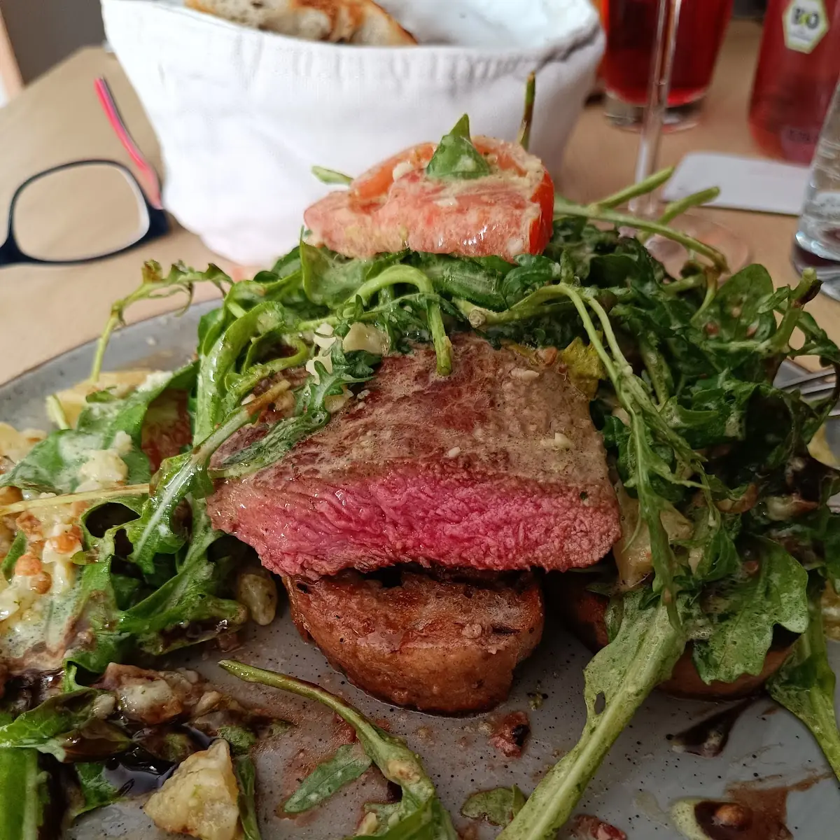 Rindfleisch Mit Rucola