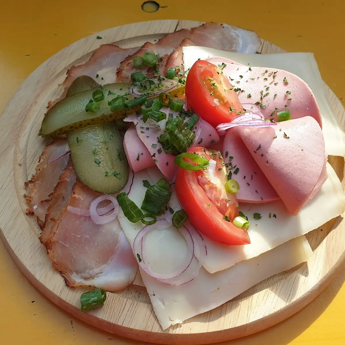 Brot Mit Speck Und Käse