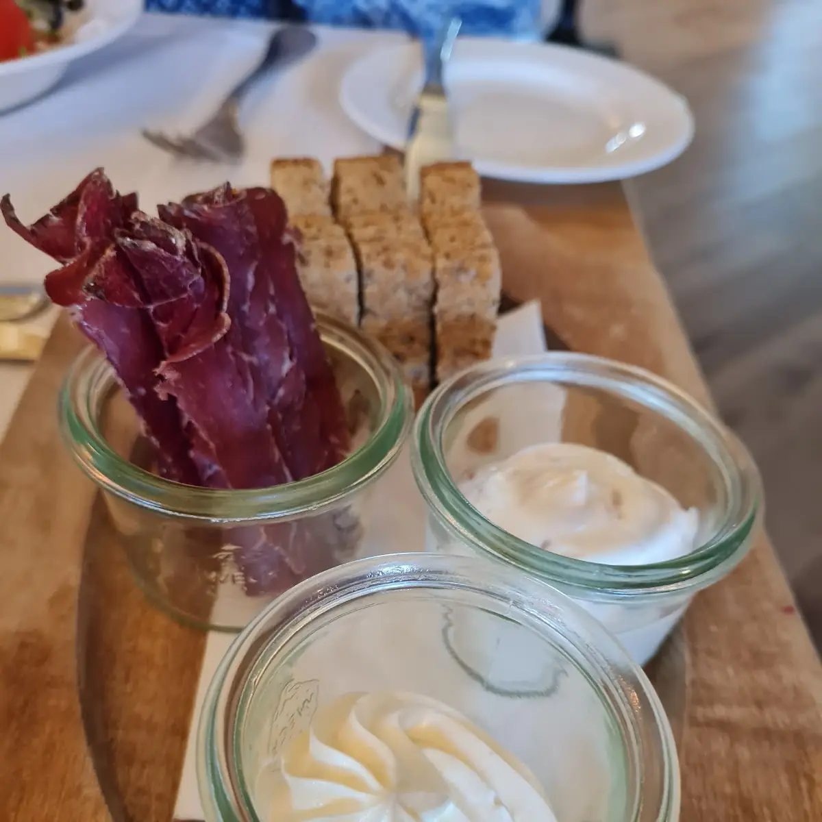 Brot Butter Und Bündner Fleisch