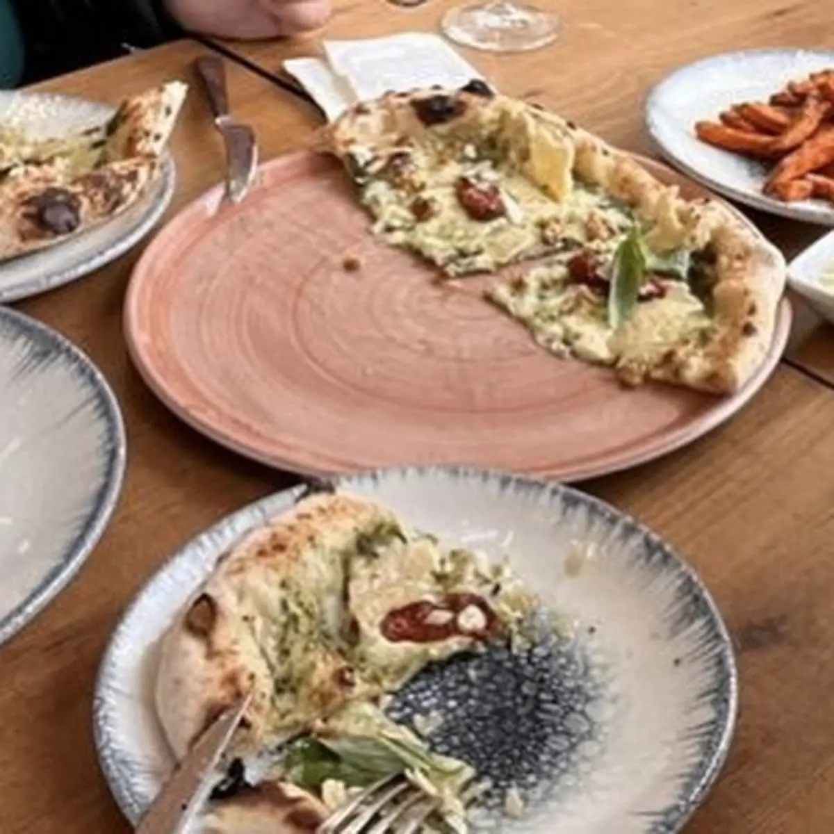 Risotto Ve Mantarlı Pizza