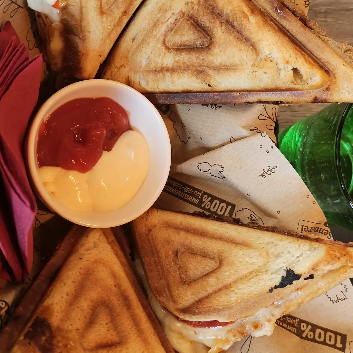 Grill Ham And Cheese Sandwich