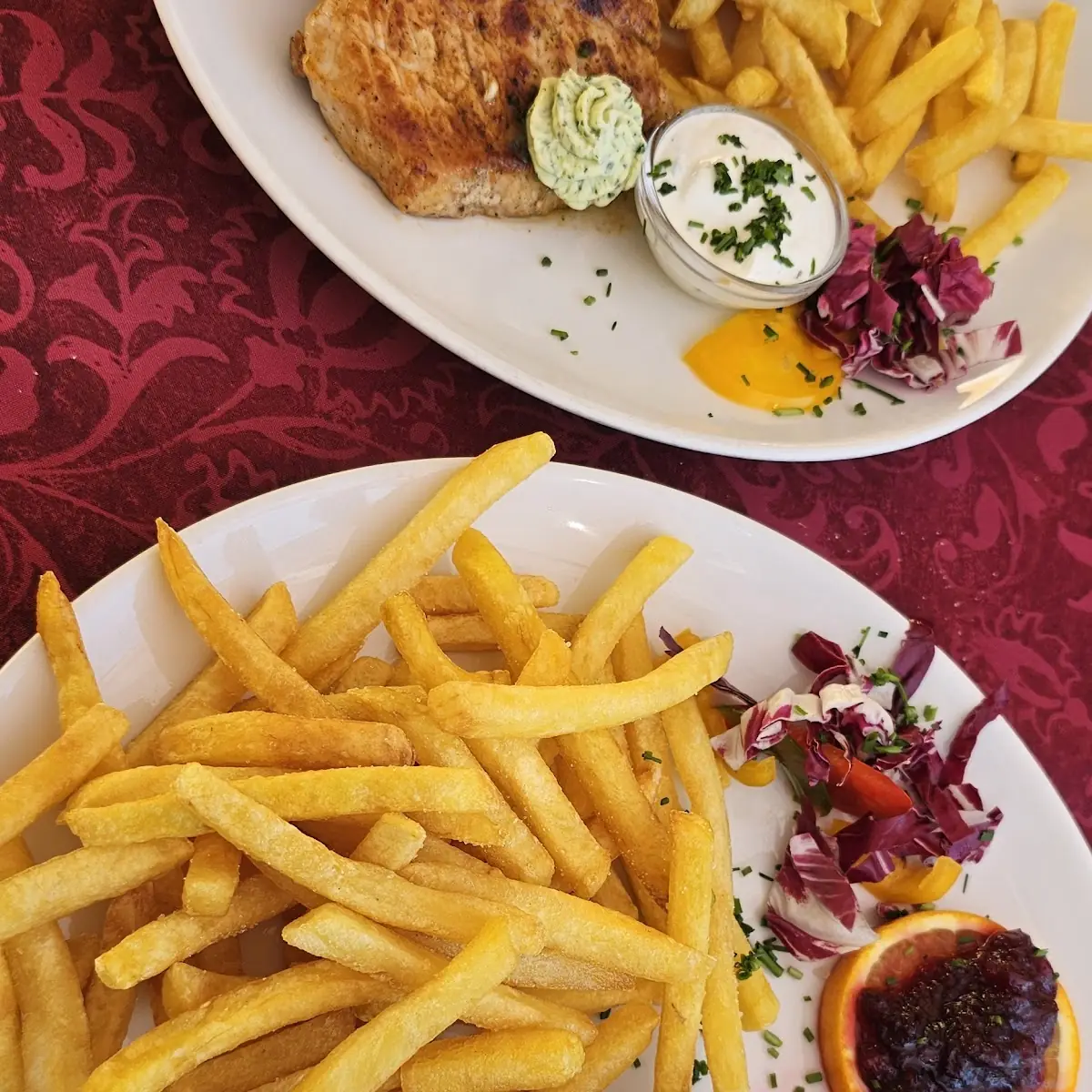 Grillteller Und Cordon Bleu