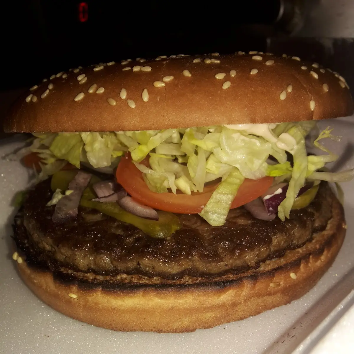 Leone Burger Mit Spezial Scharfe Sauce