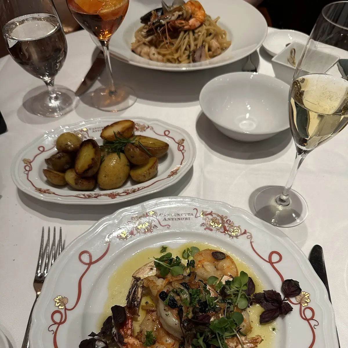 Scampi Mit Knoblauch Und Chili