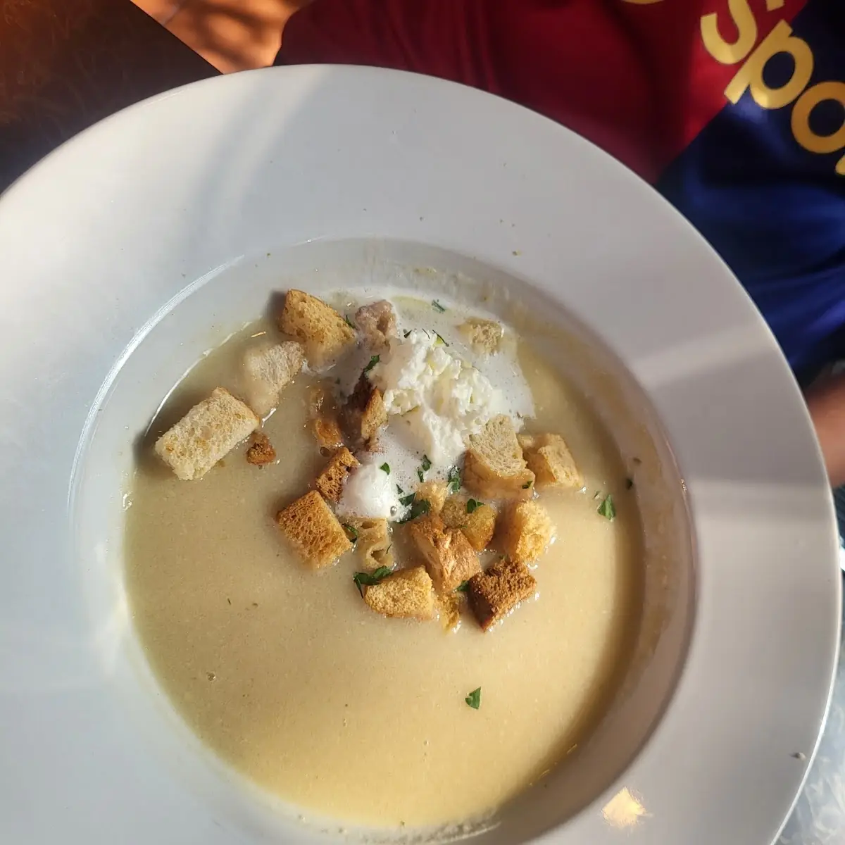 Knoblauchcremesuppe