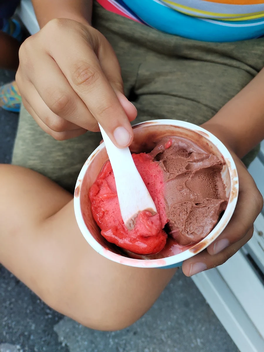 Erdbeere Schokolade Eis