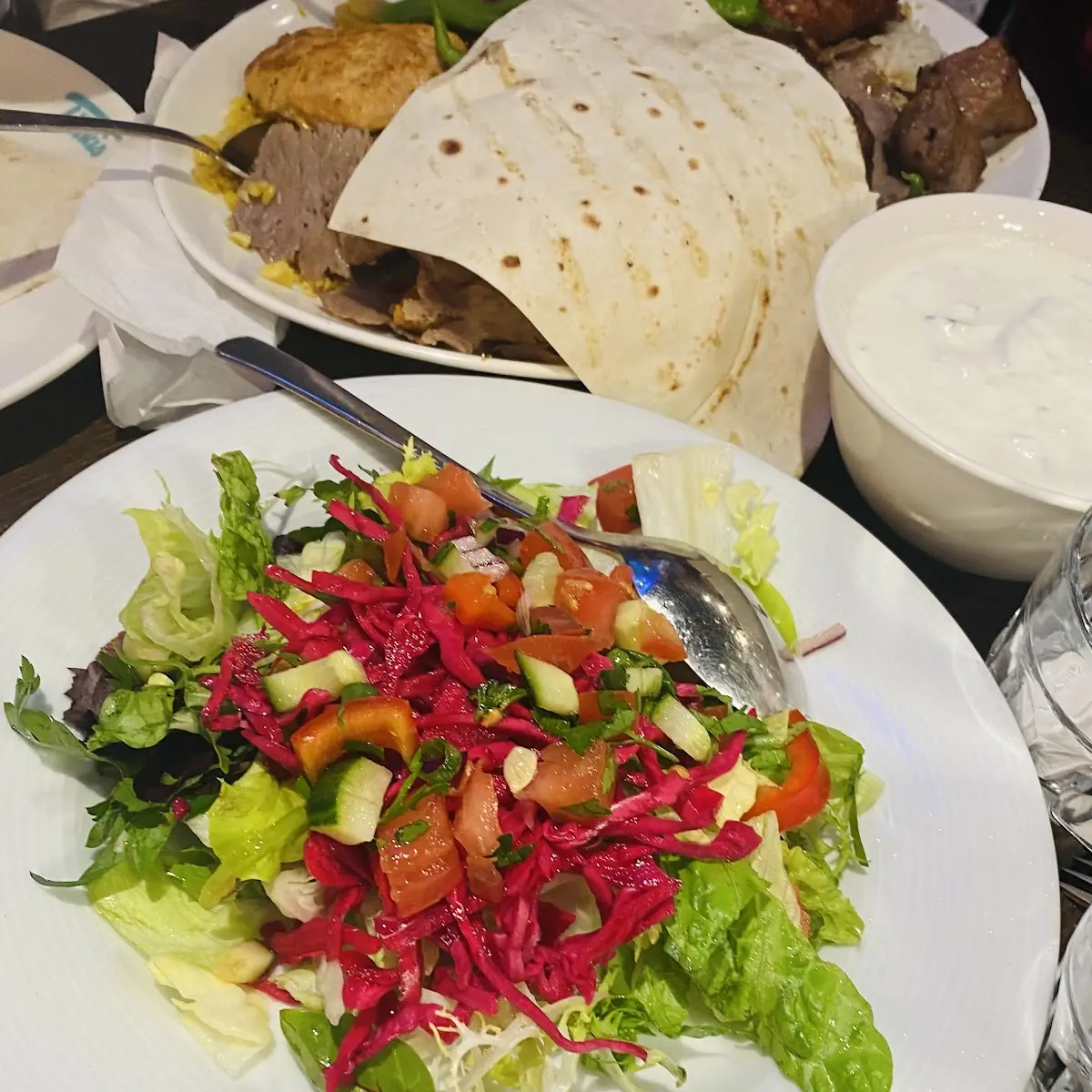 Grillteller Für 2 Personen Mit Salat