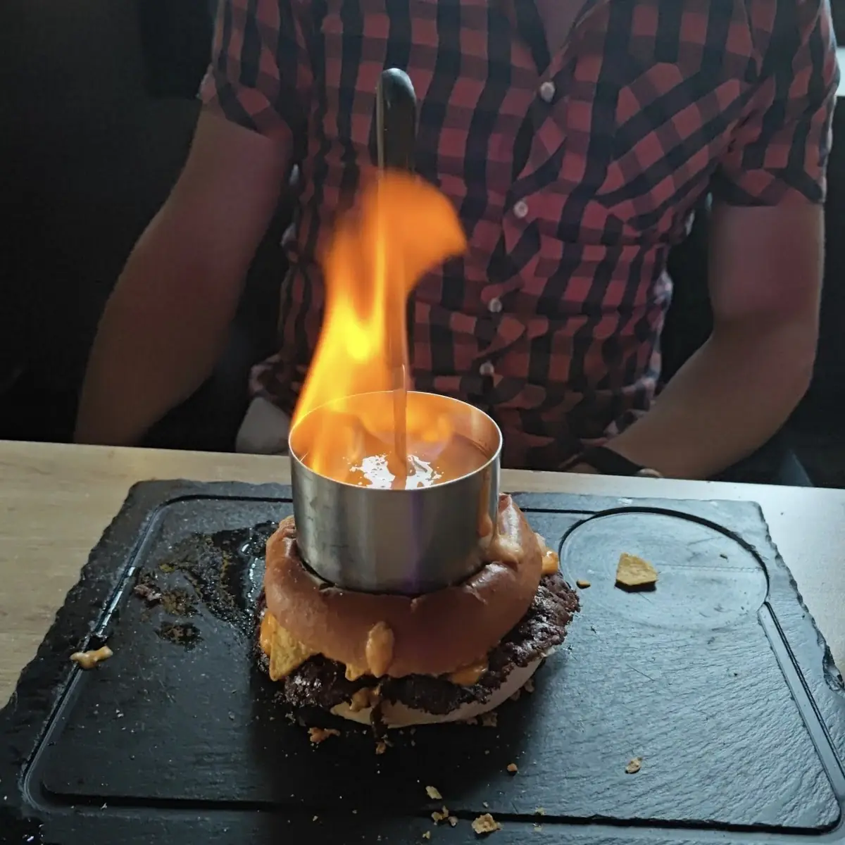 Nacho Macho Burger
