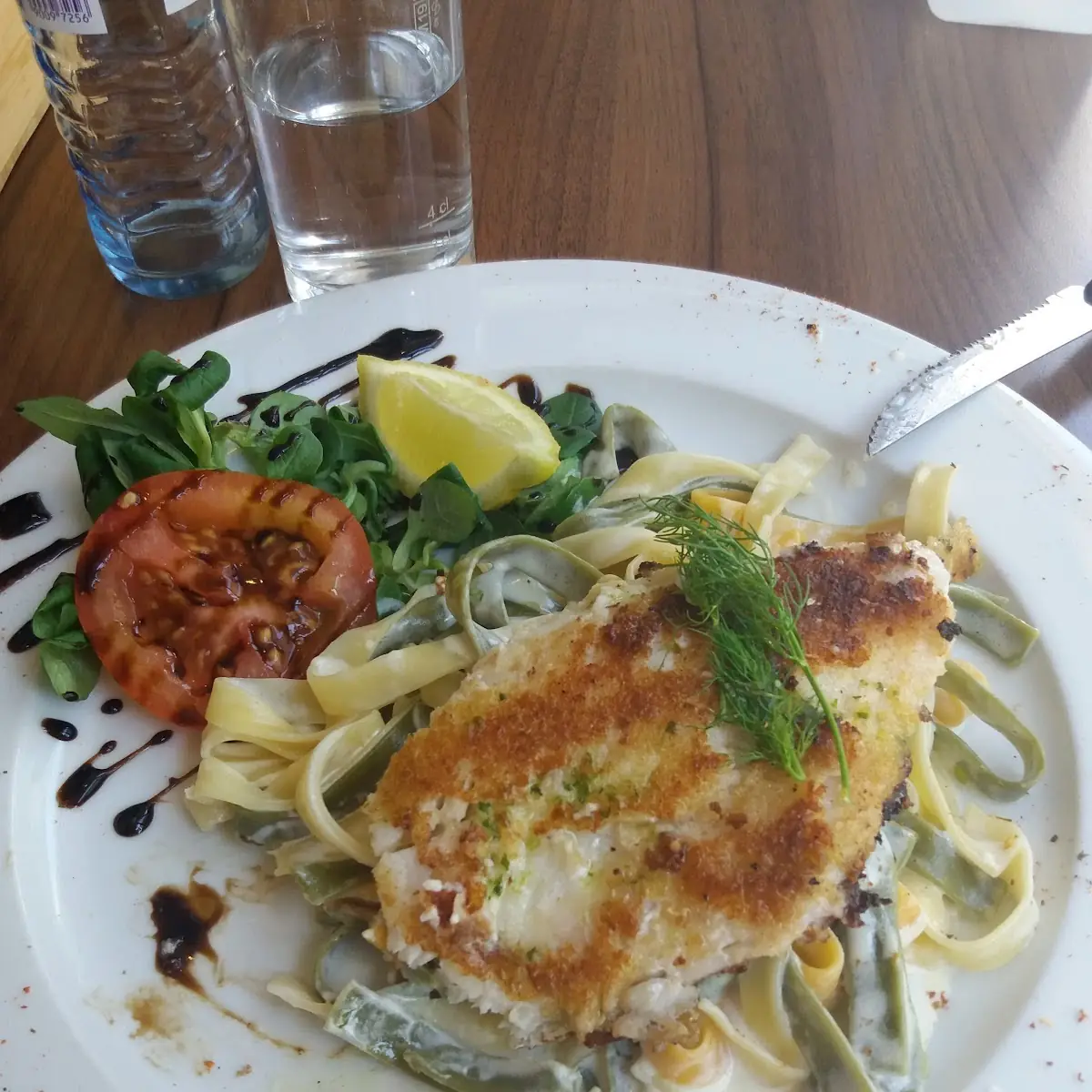 Zander Geb Mit Nudeln