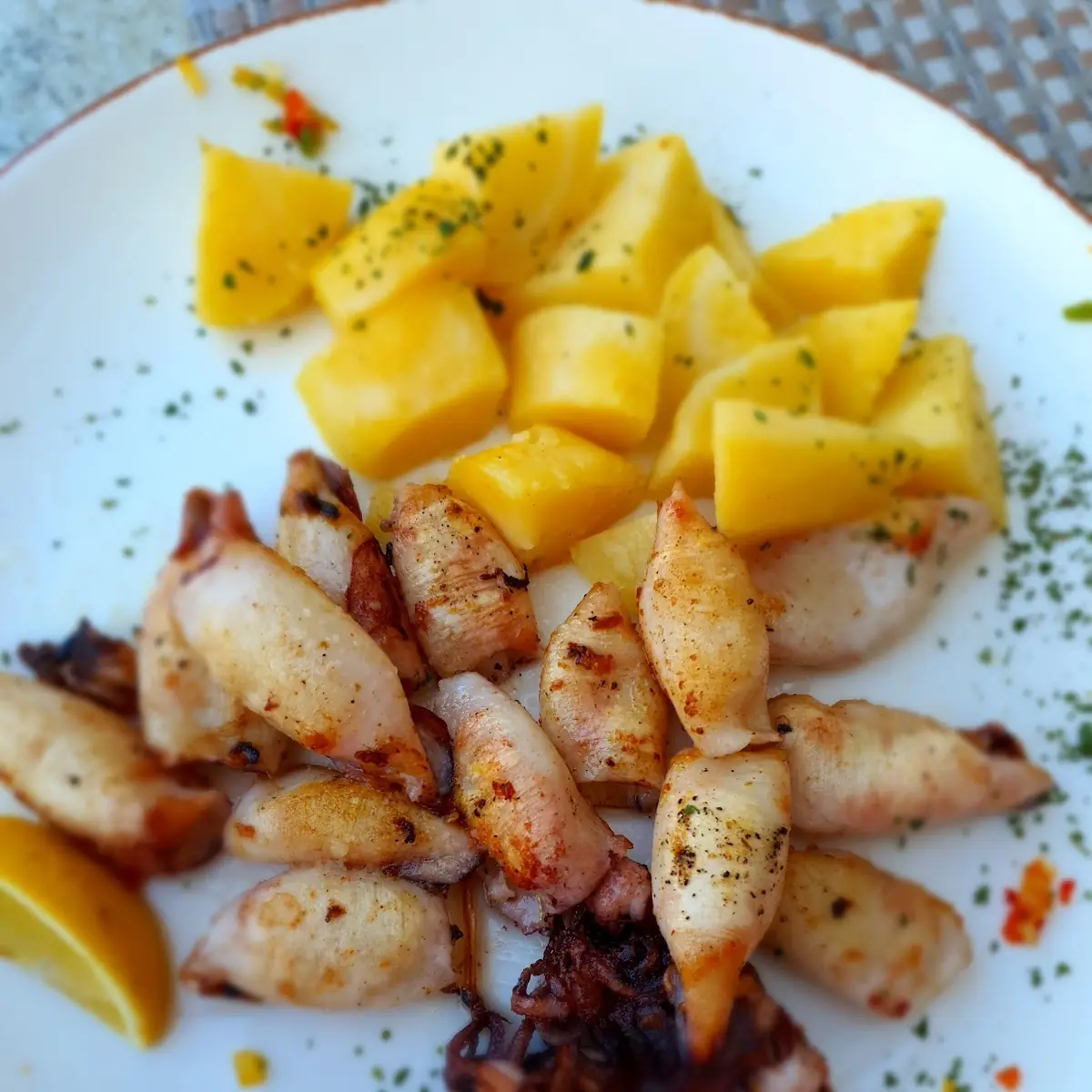 Calamari Vom Grill