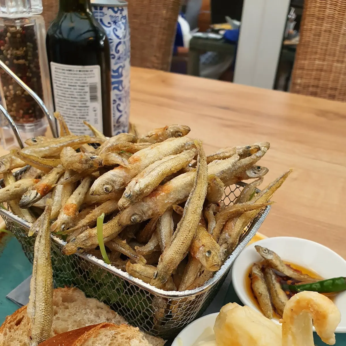 Ährenfischen Mit Frittiert