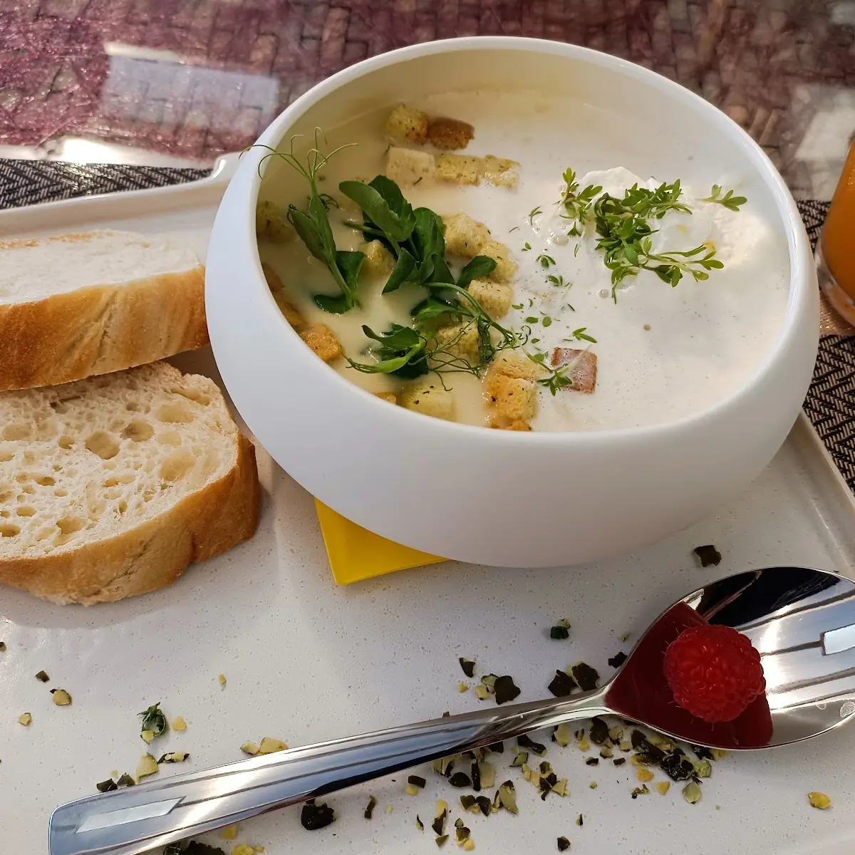 Knoblauchcremesuppe