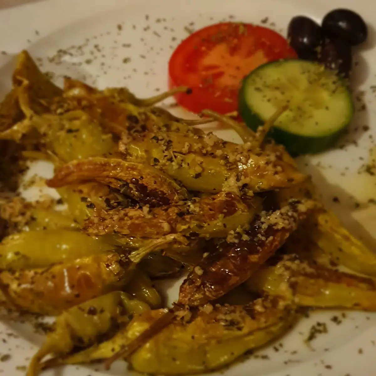 Gegrillte Peperoni