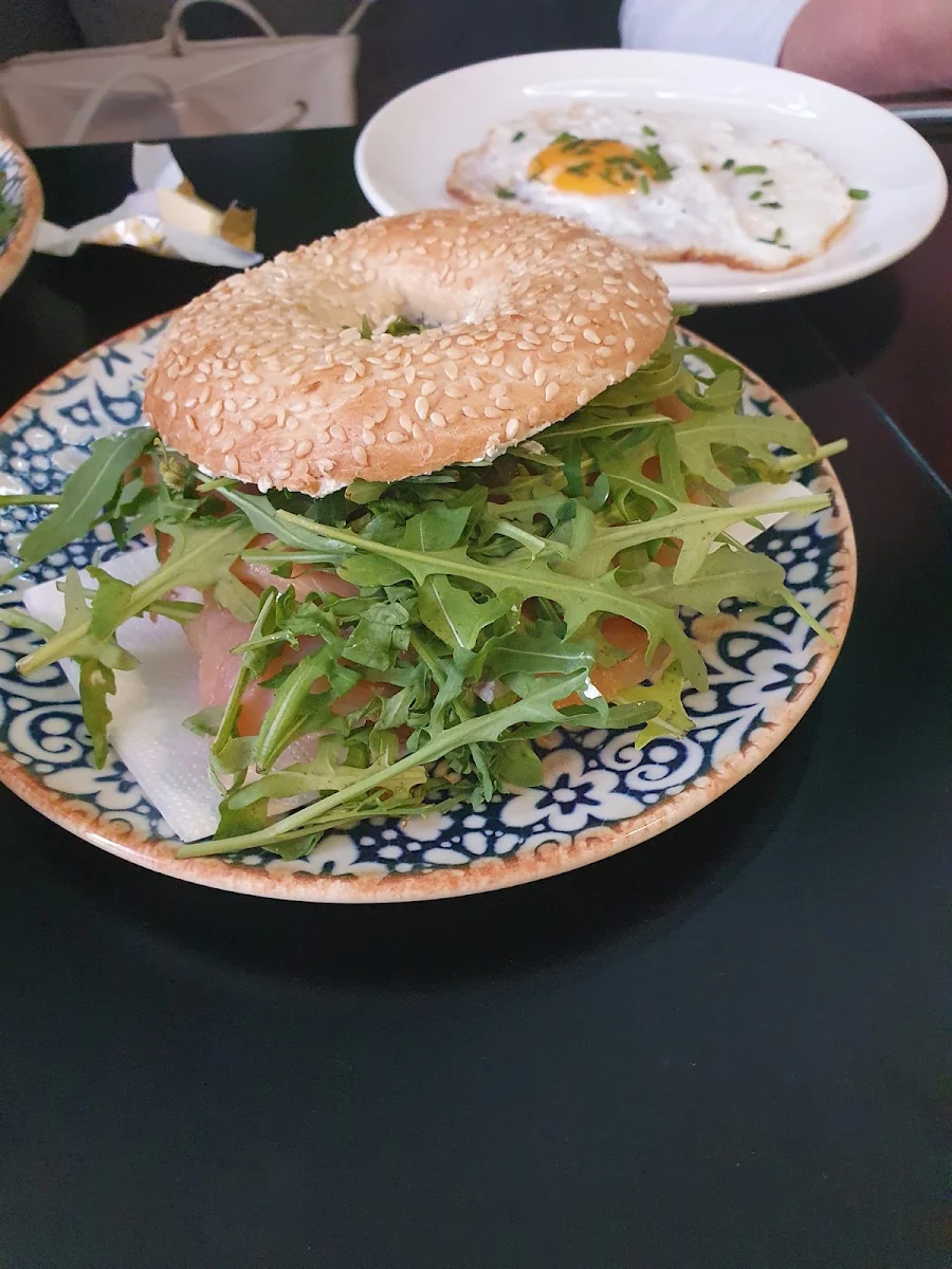 Lachsbagel