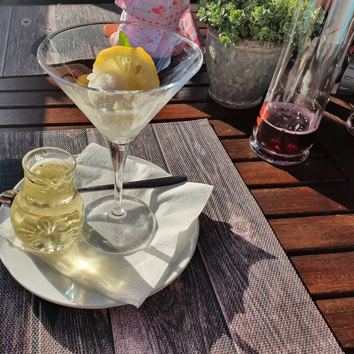 Zitronensorbet Mit Prosecco
