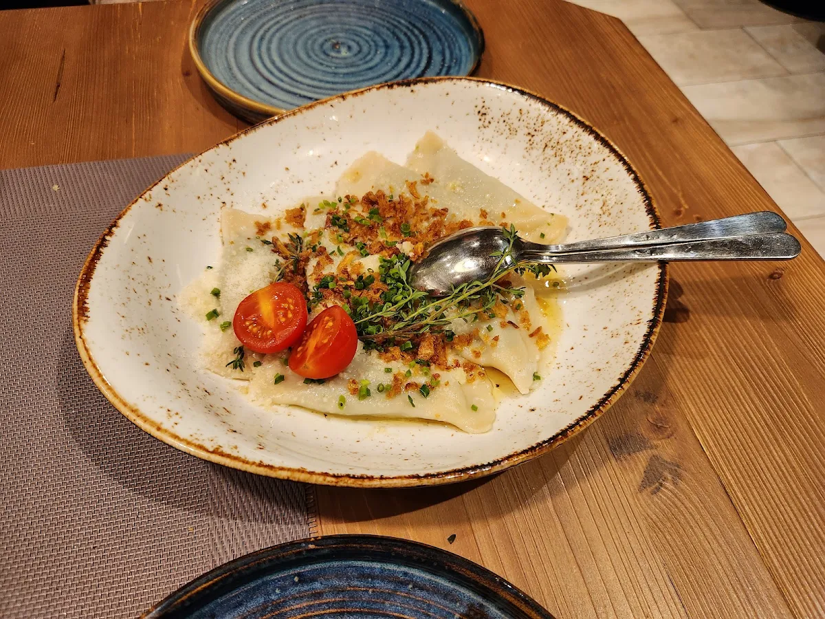 Tiroler Spinat Schlutzkrapfen
