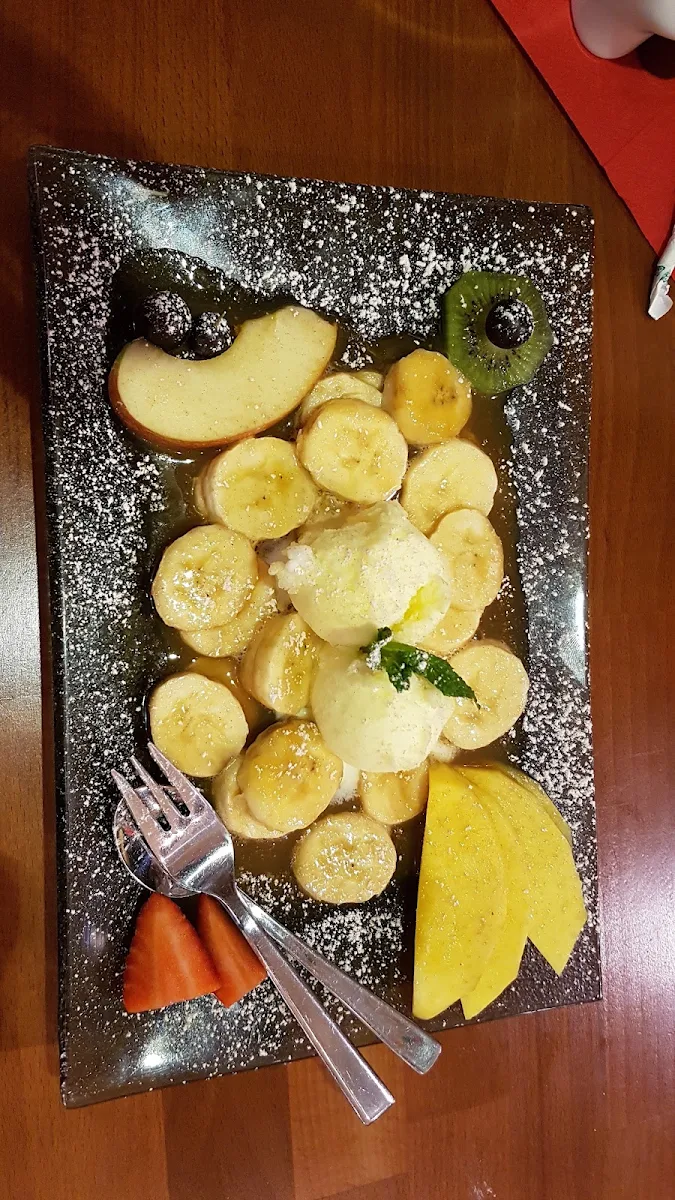Gebackene Banane Mit Honig