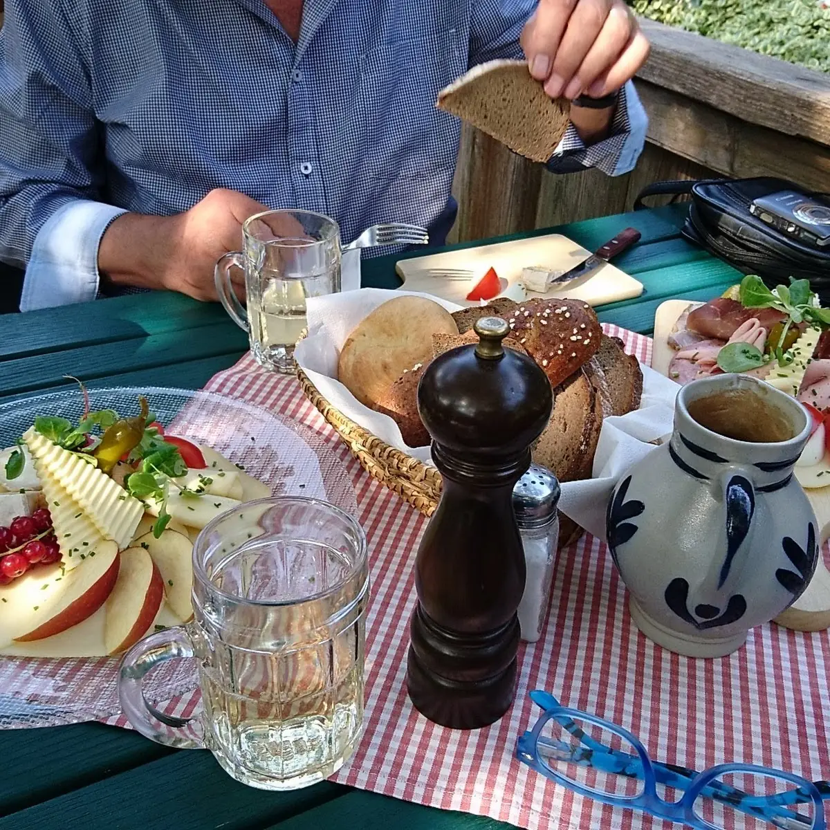 Kaeseteller Brettljause