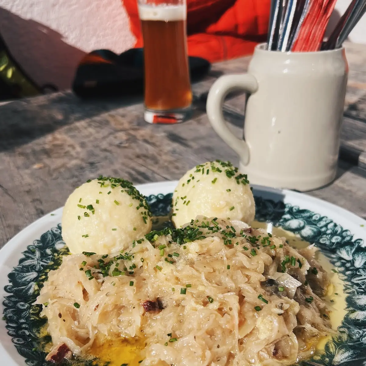 Grammelknödel, Sausteigalm