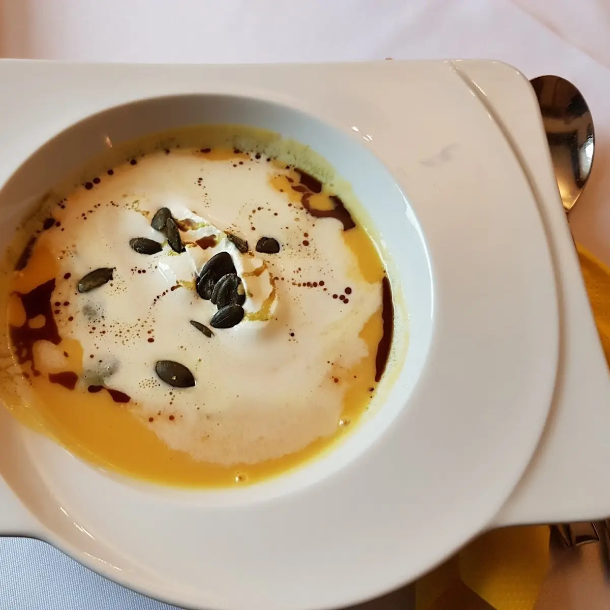 Kürbiscremesuppe