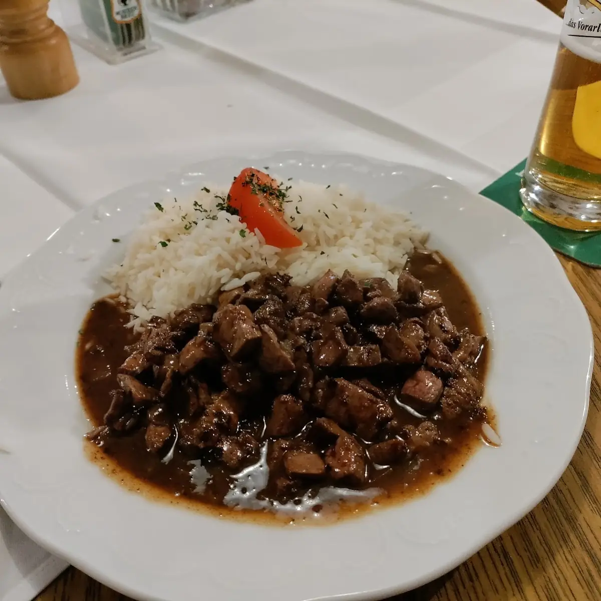 Kalbsleder Mit Reis