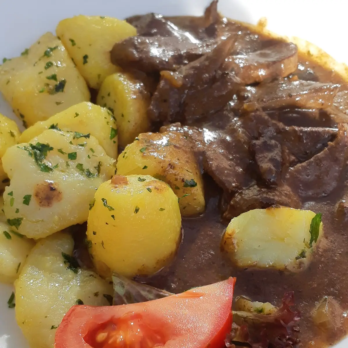 Geröstete Wildschwein Leber