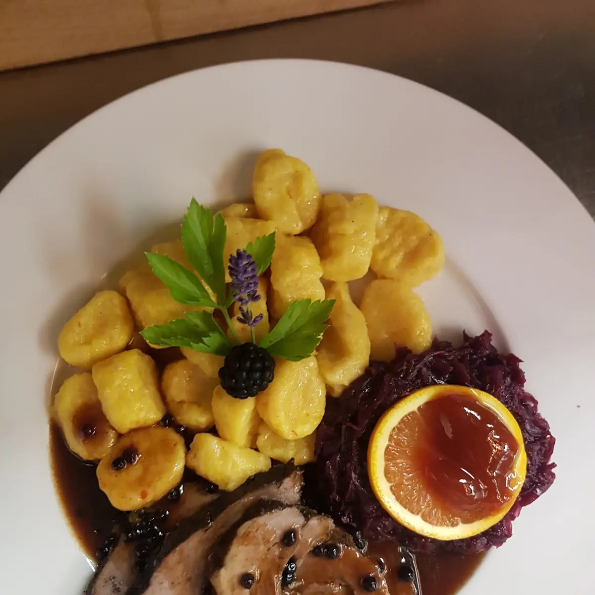 Wildschweinbraten
