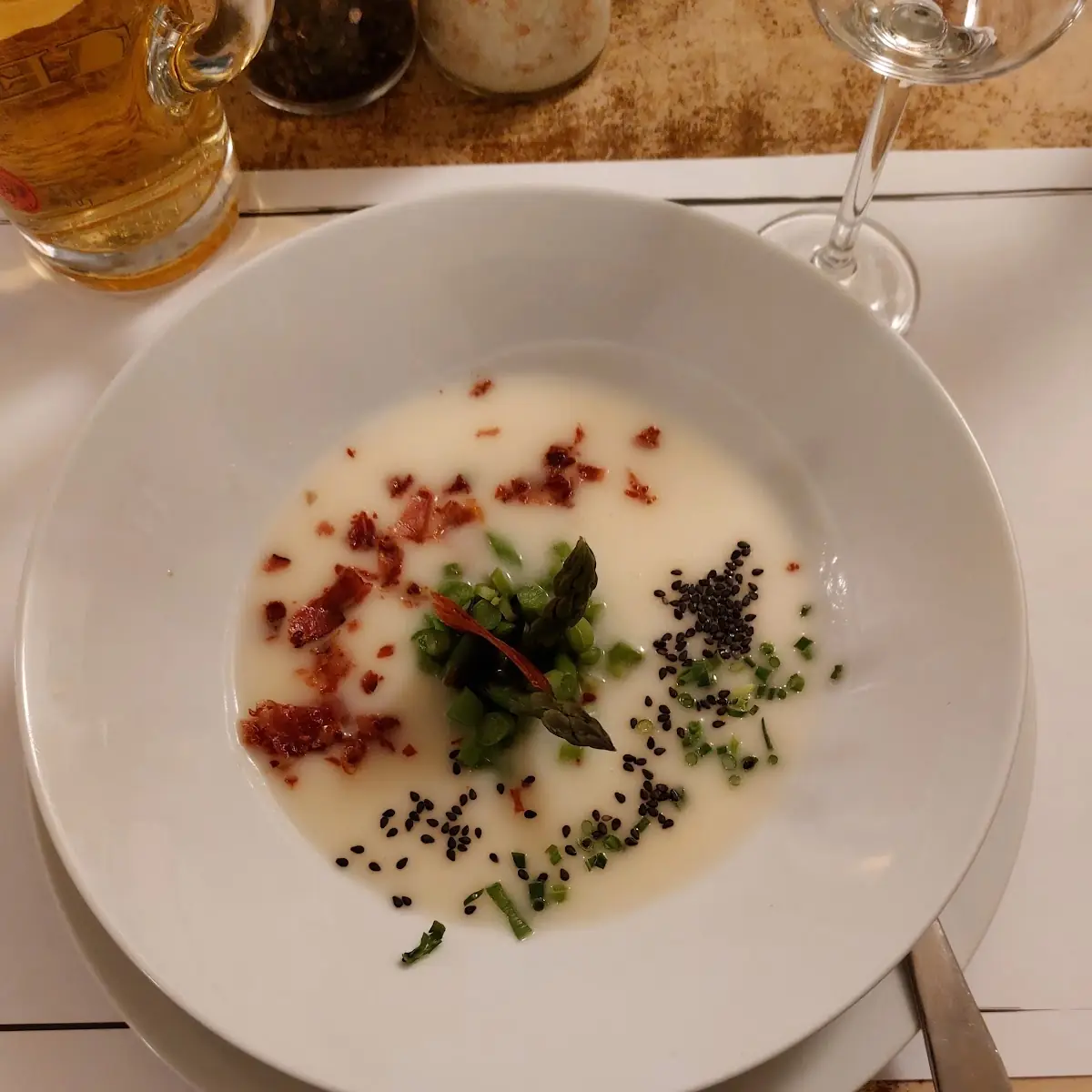 Spargelcremesuppe