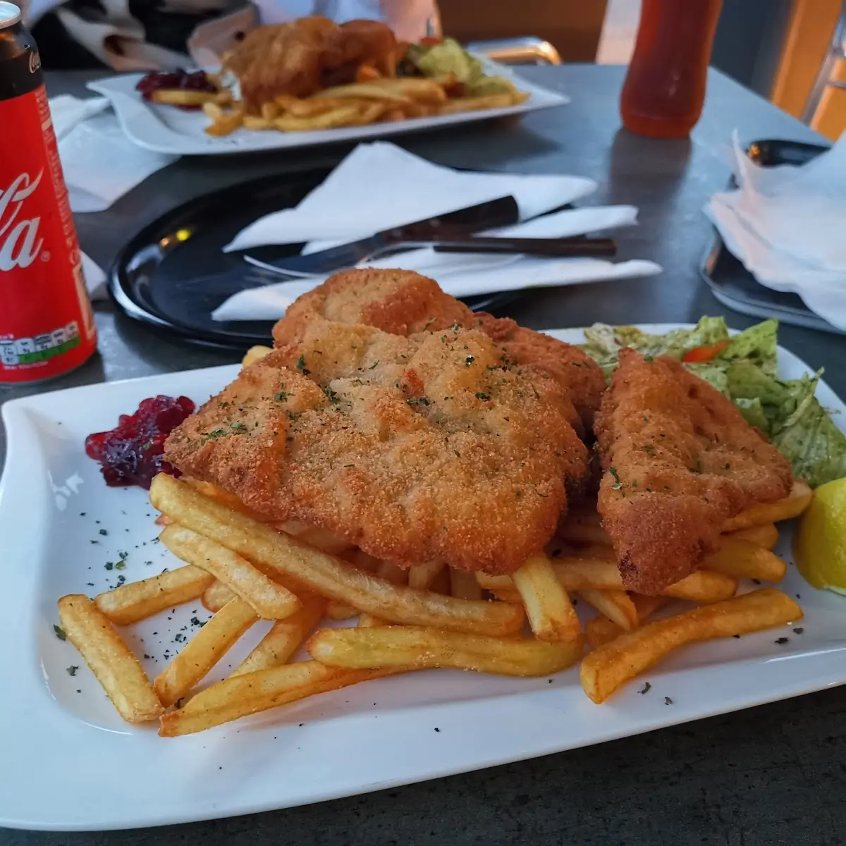 Schnitzel im Kebapbrot