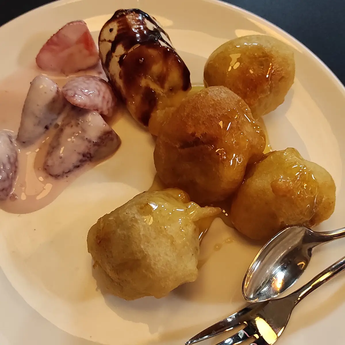 Joghurt Mit Erdbeere Schokobanane Überbacken Bananen
