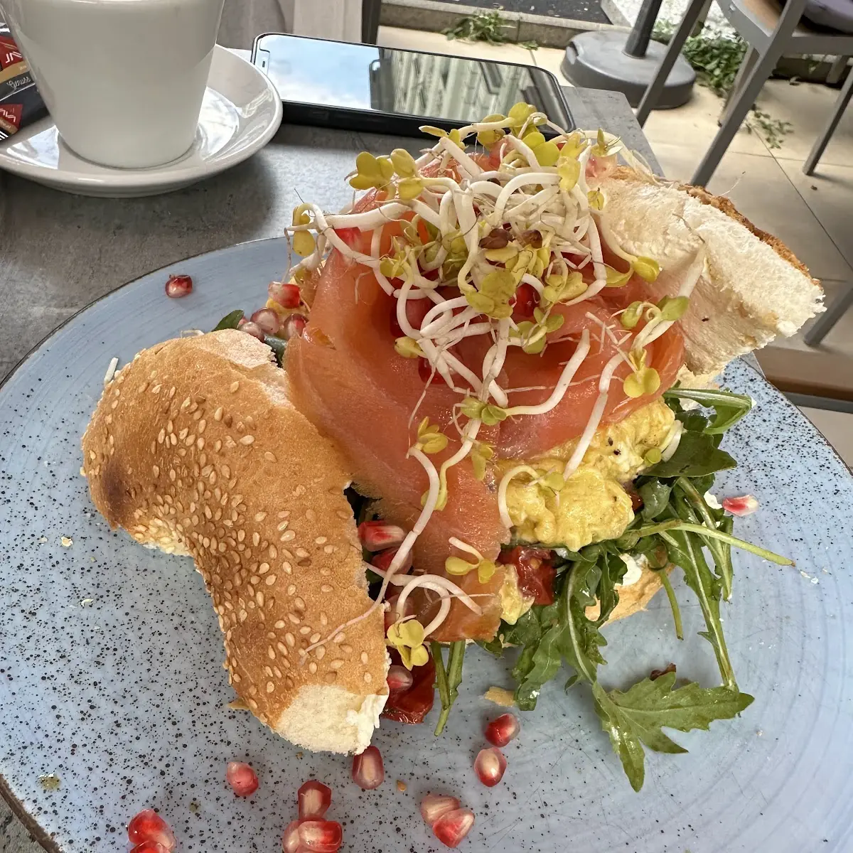 Bagel Mit Lachs
