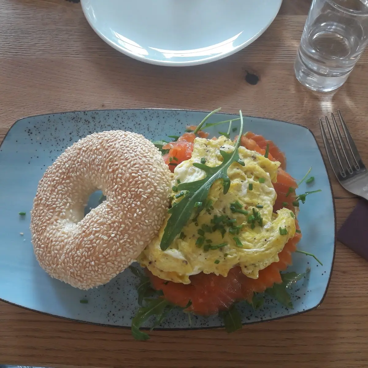 Räucherlachsbagel