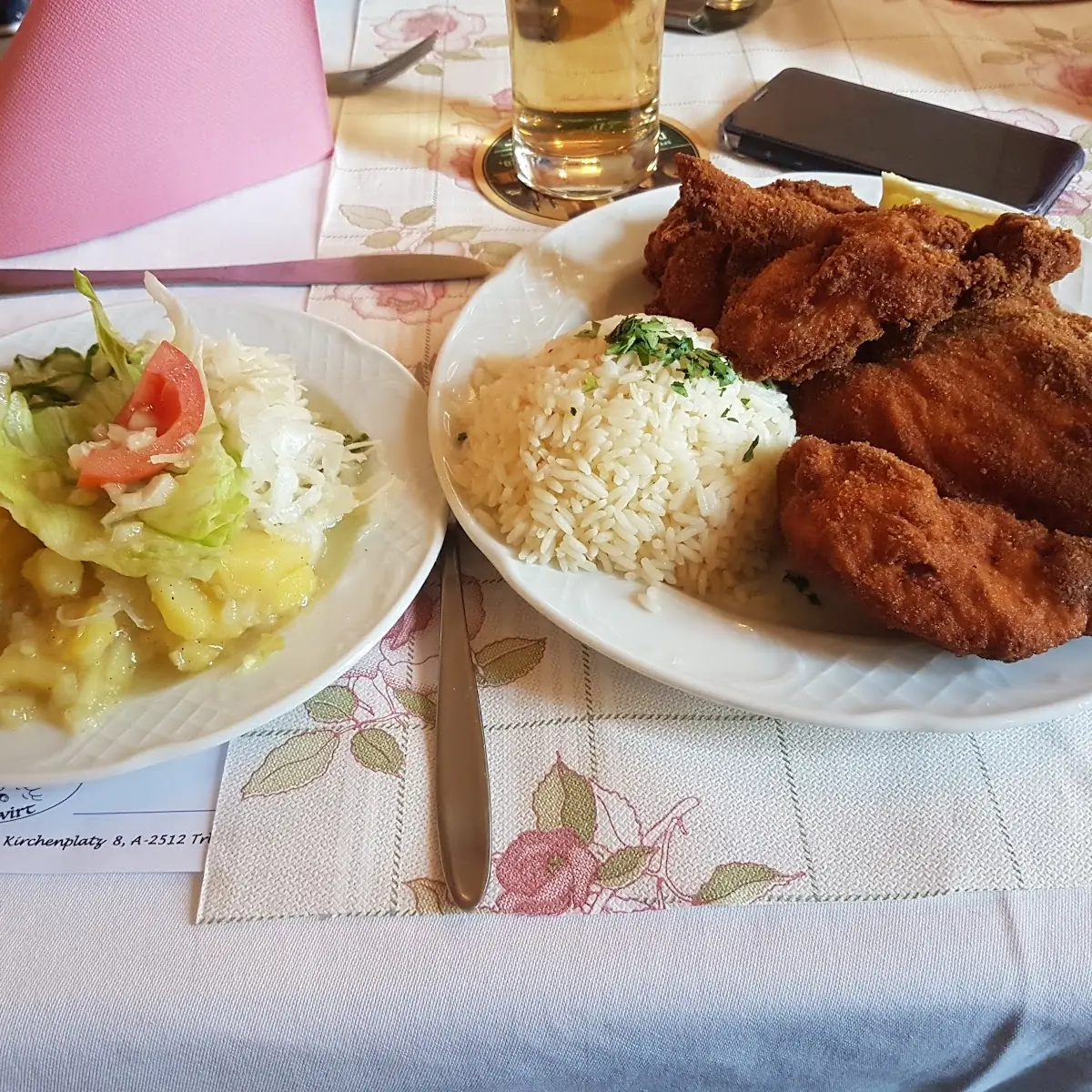 Reis Und Salat