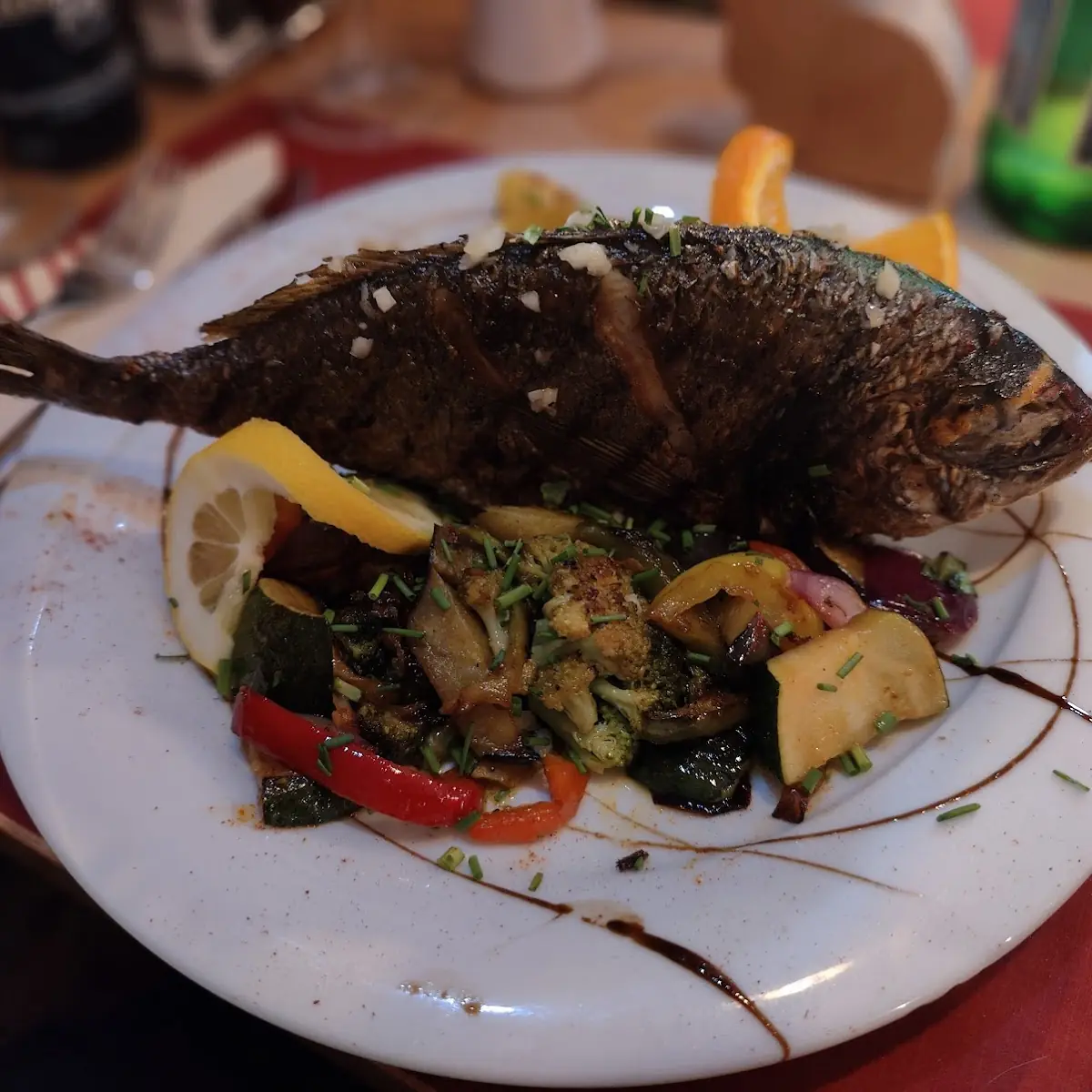 Gegrillte Dorade