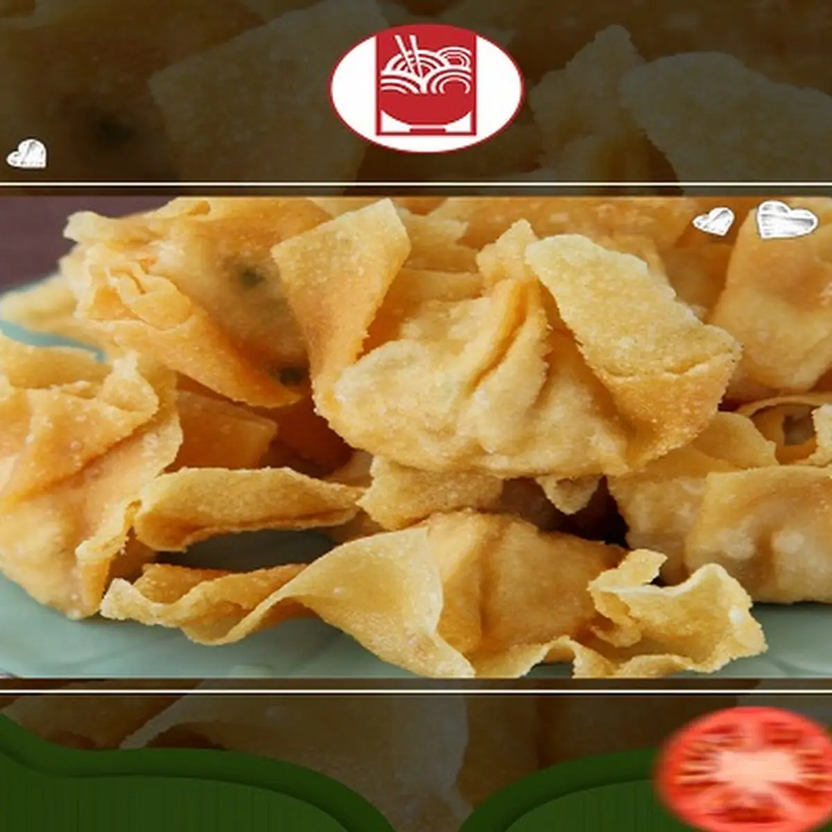 Gebackene Wantan