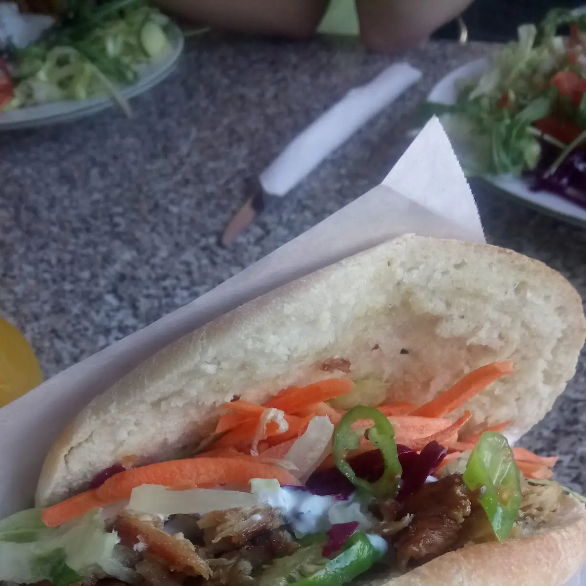 Vegetarisches Kebap
