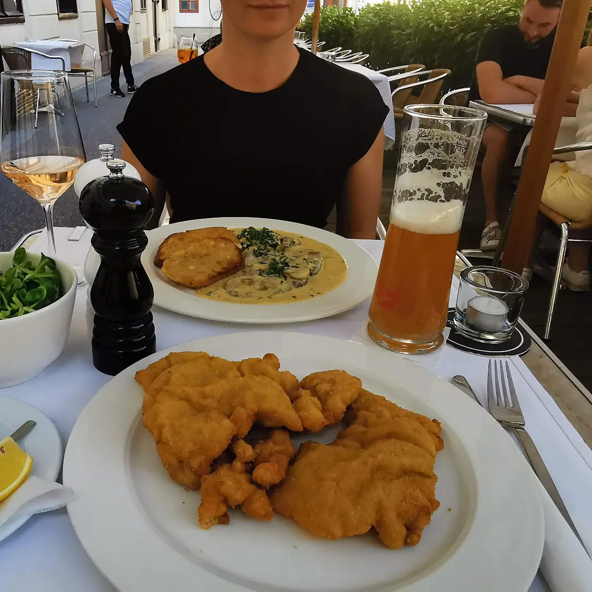 Wiener Schnitzel Mit Salat