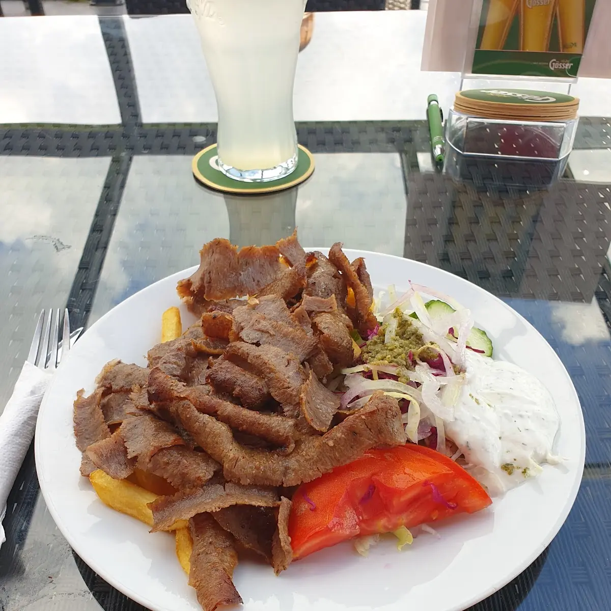 Kleiner Kebab Teller