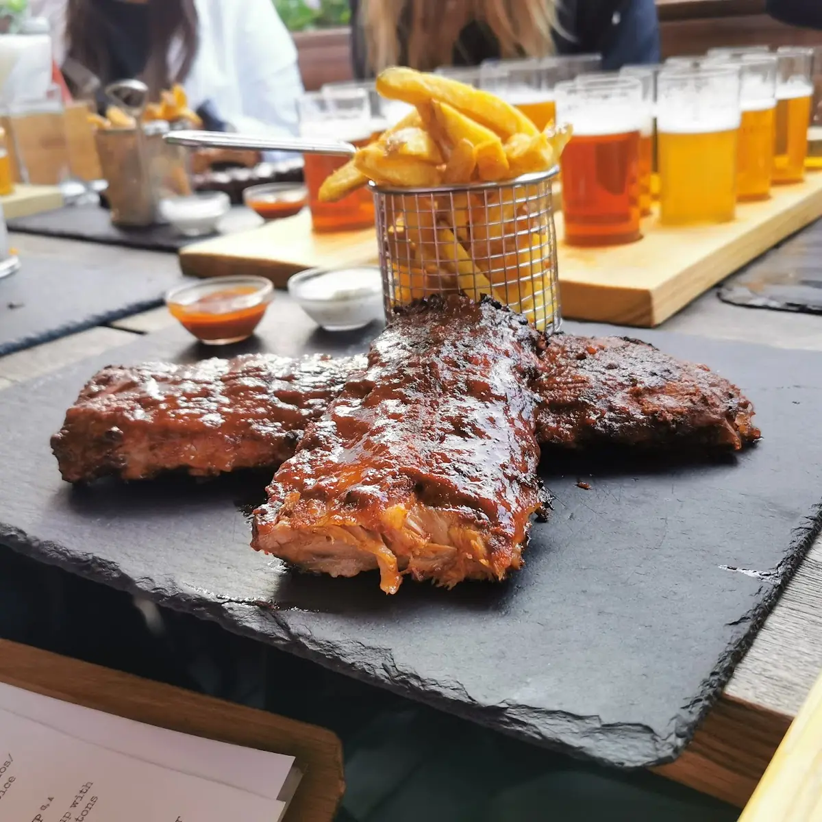 Smoked BBQ Spare Ribs Honey Style
