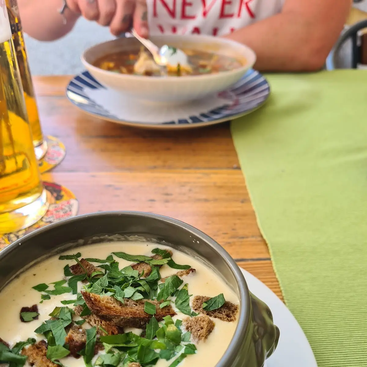 Knoblauchcremesuppe