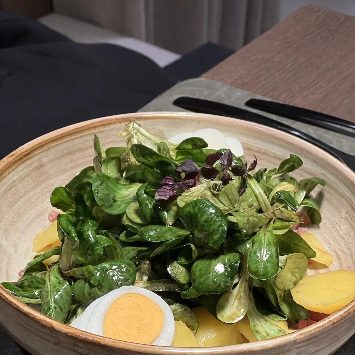 Vogerlsalat Mit Kartoffeln Und Ei
