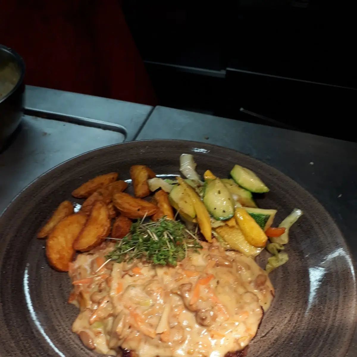 Schwammerlrostbraten