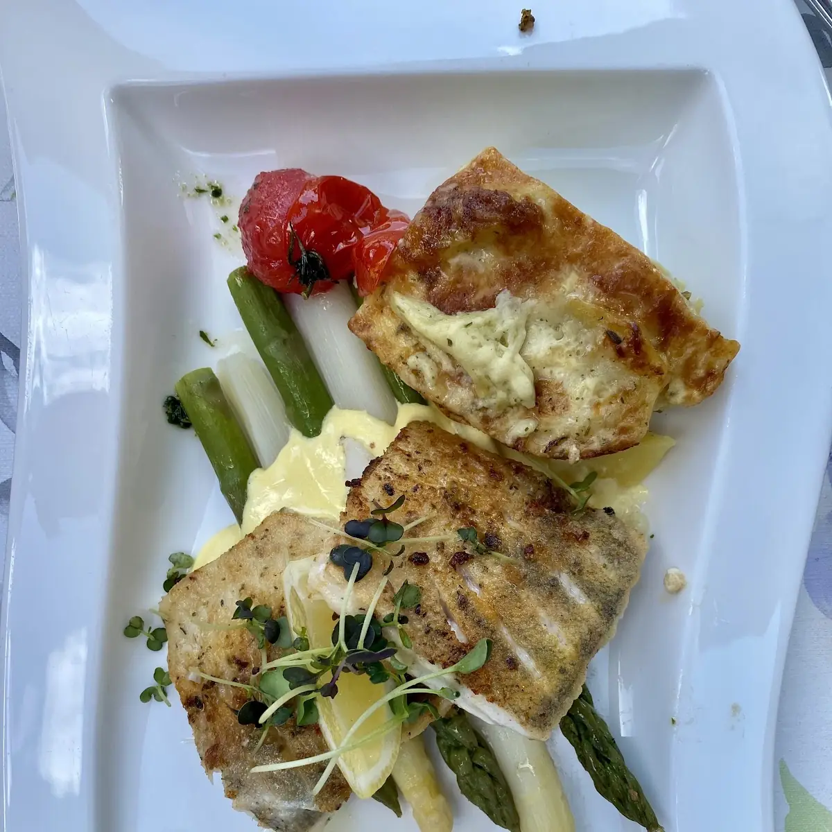 Zander Auf Spargel